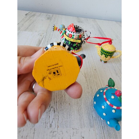 Me ink teapot as is ornament set Xmas tree - Picture 9 of 16